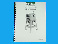 Jet Jpm 13 Wood Planer Molder Owners Manual 185