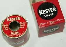 Vintage Kester 6040 Plastic Rosin Core Solder 015