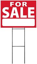 Large 18x24 For Sale Red Sign Kit With Stand