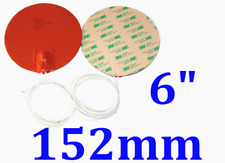 6 152mm Diameter 12v 60w With 3m With 165 Degree C Thermostat Silicone Heating Pad