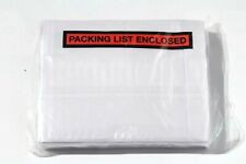 1000 Packing List Envelopes 45x55 Adhesive Invoice Slip Pouch Shipping Label