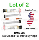 Rma-223 No Clean Flux Paste Syringe 10cc For Smd Pcb Bga Electronics Soldering