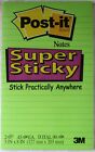 8 Pads Post-it Super Sticky Lined Notepads 5 X 8 In. Pink Green New Free Ship