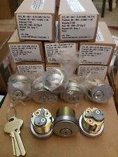 New Lot Of 8 Schlage Everest 30 001 Keyway T145 Modular Mortise Cylinders