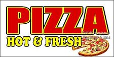 Choose Your Size Pizza Hot Fresh Decal Food Truck Concession Vinyl Sticker