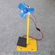 For Science Education Model Kit Diy Solar Power Generator Dc Motor Fan Solar Toy