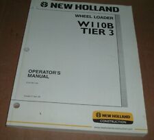 Nh New Holland W110b Tier 3 Wheel Loader Owner Operator User Guide Manual