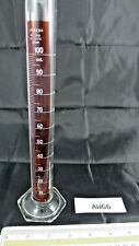 Corning 100 Ml Pyrex Single Metric Scale Lifetime Red Graduated Cylinder 3042 1