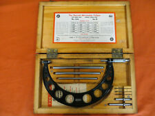 Nice Vintage Starrett No 225 Micrometer Set B 6 9 With Box Look 1759