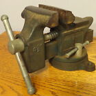 Vintage 3 12 Swivel Bench Mount Vise Anvil Made In Usa No. 63-3 Nice Condition