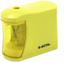 New Elmers X Acto Compact 2 Aa Battery Powered Pencil Sharpener Assorted Colors