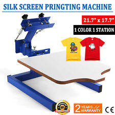 1 Station Silk Screen Printing Equipment 1 Color T Shirt Diy Press Printer Kit