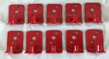 New Lot Of 10 Universal Wall Mount 5 Fire Extinguisher Brackethook Red