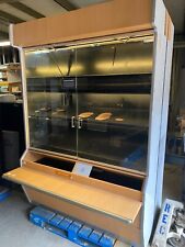 Commercial 58 X 46 Wood Glass 2 Door Bakery Muffin Bagel Donut Display Case