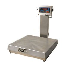 Doran 2200 Scale Display With Dss51000 Washdown Bench Scale 24 X 24 1000 Lbs Max