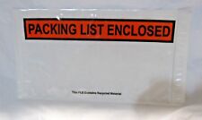 Lots Of 50 Packing List Enclosed 55 X 10 Envelopes Pouch Slip Invoice Receipt