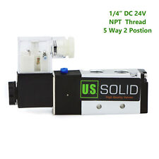 Us Solid 14 Pneumatic Electric Solenoid Valve 5 Way 2 Position Dc 24v Air