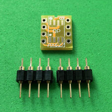 10pcs Dual Soic8 Sop8 To Dip8 Adapter Pcb Board Pin For Mono Opamp Opa627 Ad797