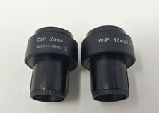Pair Of Carl Zeiss W Pl 10x23 Microscope Eyepieces 455043 45 50 43