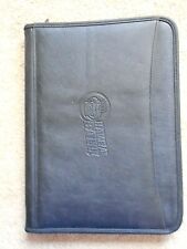 Leeds Zippered Black Binder Portfolio Illinois Lottery Have A Ball Withwriting Pad