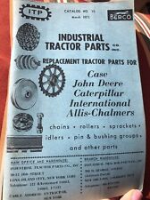 Vintage Industrial Tractor Parts Company Brochure John Deere Catapillar Etc