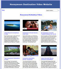 Honeymoon Destination Video Website Builder For Sale Create Unlimited Websites