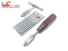 Orthopedic Bone Screw Driver Set With Quick Coupling Handle Surgical Instruments