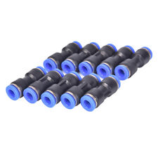 10pcs 6mm Pneumatic Air Quick Push To Connect Fitting 14 Od Straight Tugu
