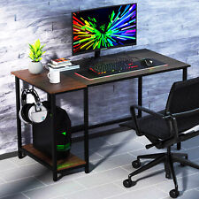 Home Office Computer Desk Pc Laptop Study Workstation Gaming Table Tier Shelf