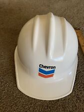 Chevron Hard Boiled Usa White Hard Hat Helmet Iron Steel Worker Ed Bullard 302
