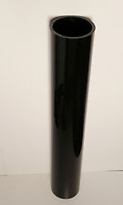 1 Pc Opaque Black Acrylic Plexiglass Tube 2 Od 1 34 Id X 12 Inch Long Clear