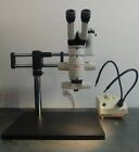Leica Microscope Mz12.5 With Tilting Binocular Head And Kl 750 Illuminator