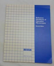 Reference Handbook Of Operation Microscopes Carl Zeiss