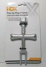 Hdx Pop Up Plug Wrench With Dual Sided Plumbing Tool Drain Strainers