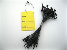 100 Yellow Extra Large Price Tags 175 X 275 100 Black Loop