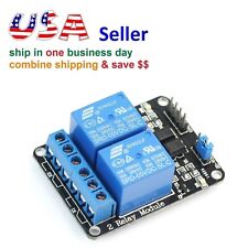 2 Channel Relay Module 5v Control 250v10a With Optocoupler For Arduino