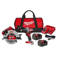 M18 18 Volt Lithium Ion Brushless Cordless Hammer Drill And Circular Saw Combo