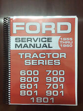 Ford 600 700 800 900 601 701 801 901 1801 Tractor Service Manual Shop Manual