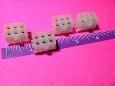 6 Pin Genuine Amp Molex Type Pcb Female Connector 4 Lot Appliance Power Supply