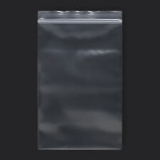 100 Pack 4 X 6 Reclosable Clear Plastic Poly Zipper Bags 6 Mil Heavy Duty