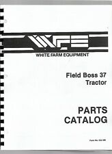 White 37 Tractor Parts Manual Catalog Field Boss