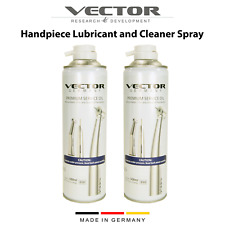 2 X Dental Handpiece Lubricant Oil Cleaner Spray 2 X 550ml Vl S