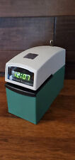 Whitaker Brotherstdf With Led Face Office Timedate Stamp Punch With Key