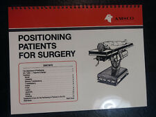 New Listingsteris Amsco Patient Positioning Surgical Table Instructions Manual Quick Guide