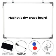 Multi Size Dry Erase Board Magnetic Whiteboard Eraser Marker Pen Calendar Office