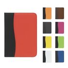 New A4 Pu Leather Organiser Conference Document Folder Work School Free Notepad