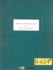 Burgmaster Oa Ob Model 1d Obs Drilling Tapping Service Manual Year 1963
