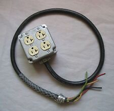 Carol Electrical Cord Cable 124 Type Sow A Stranded Copper Wire Pigtail Outlets