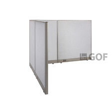 Gof L Shaped Freestanding Partition 66d X 78w X 48h Office Room Divider
