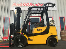 2013 Yale Glp050vxn 5000lb Pneumatic Tire Forklift With Side Shift